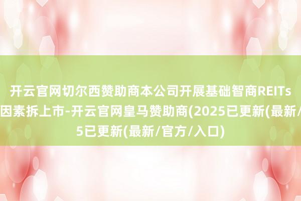 开云官网切尔西赞助商本公司开展基础智商REITs请求刊行构因素拆上市-开云官网皇马赞助商(2025已更新(最新/官方/入口)